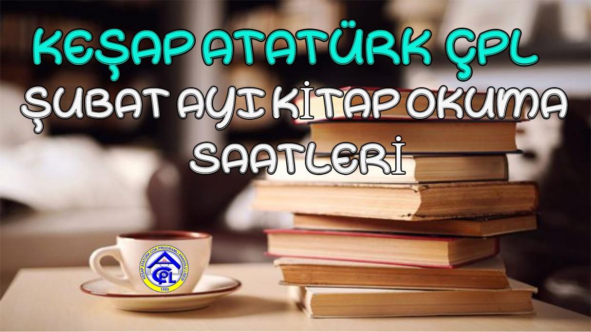Keşap Atatürk Çok Programlı Anadolu Lisesi Şubat Ayı Kitap Okuma Saatleri